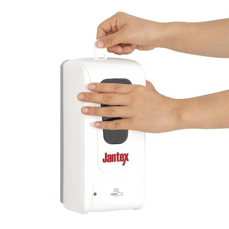 Jantex automatischer Spender für Flüssigseifen und Handreiniger 1L