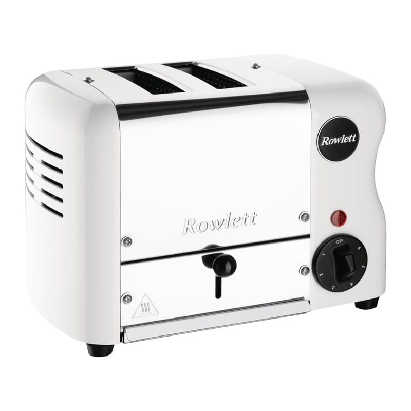 Rowlett Esprit 2 Slot Toaster Weiß mit 2 Einsätzen und Sandwichkäfig