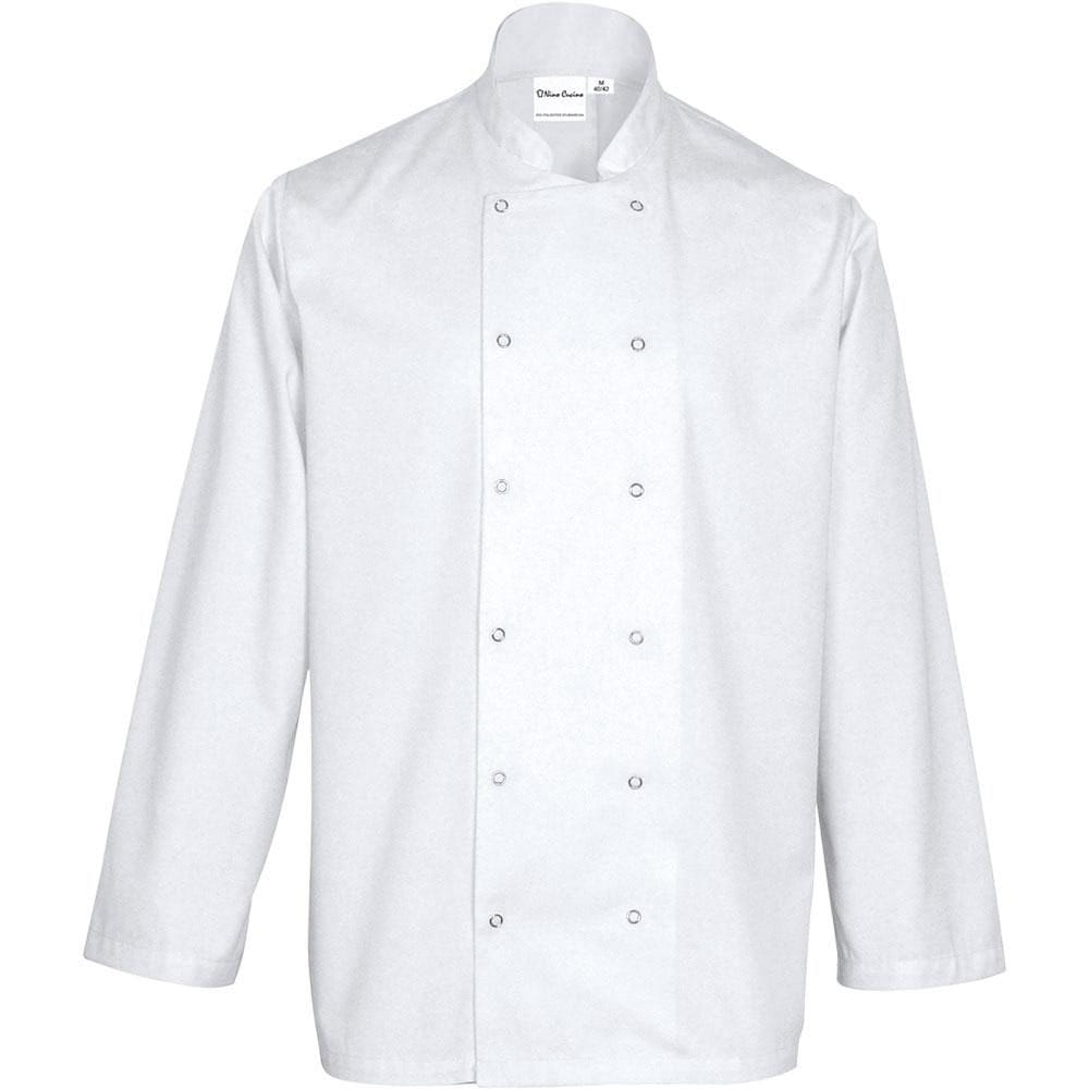 Nino Cucino Kochjacke langarm, weiß, Größe S
