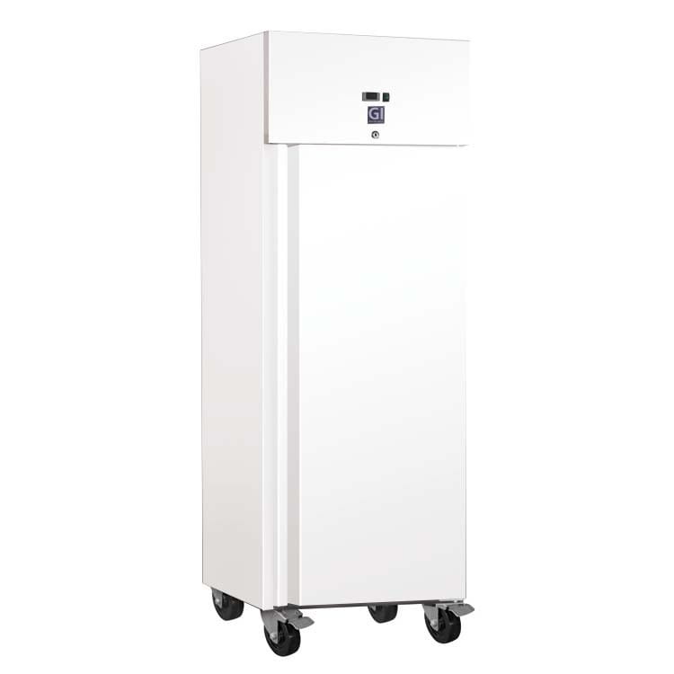 Gastro-Inox weißstahl 600 Liter Kühlschrank statische Kühlung mit Ventilator