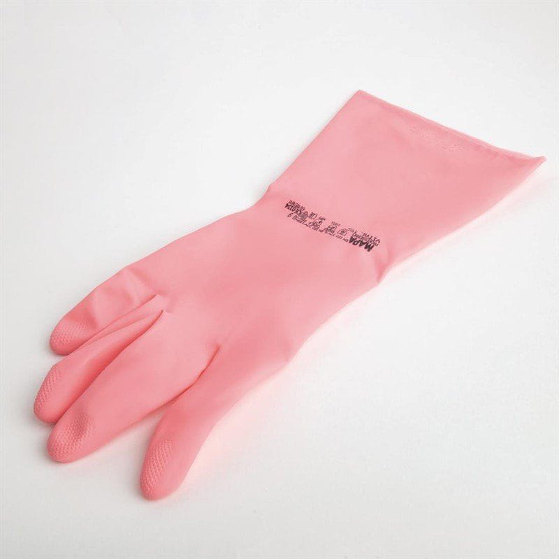 MAPA Vital 115 Flüssigkeitsfeste leichte Hausmeisterhandschuhe Pink Large