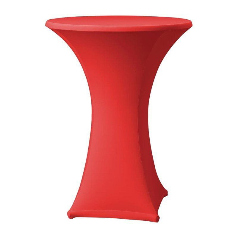 Tischhusse für Stehtische Samba D1 rot 85cm