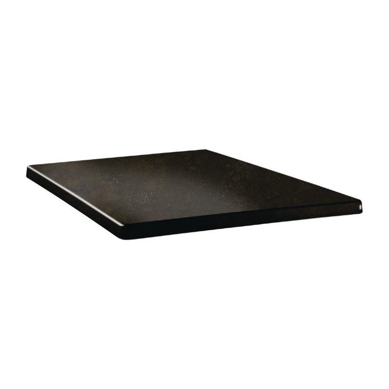Topalit Classic Line quadratische Tischplatte Zypern Metall 70cm