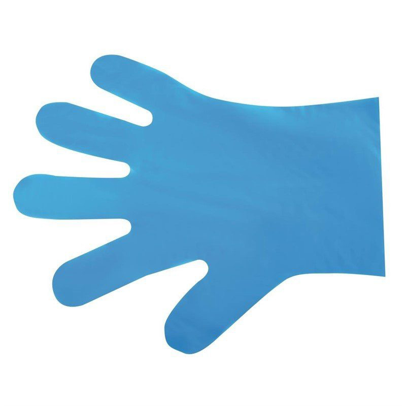 Vegware Compostable Food Prep Handschuhe Mittelblau (Packung mit 2400 Stück)
