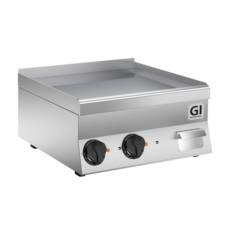 Gastro-Inox 650 HP elektrischer Grillplatte glatt Edelstahl, 60cm