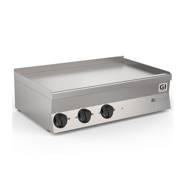 Gastro-Inox 650 HP elektrischer Grillplatte glatt Edelstahl, 100cm 230V-3N50/60Hz