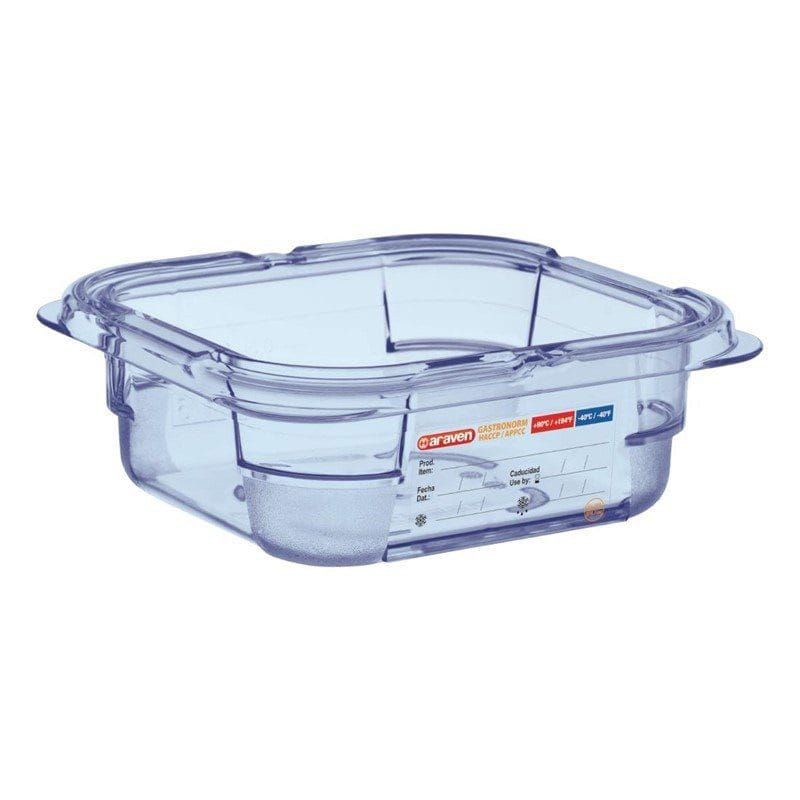 Araven GN1/6 ABS Lebensmittelbehälter blau 65 - 150 mm