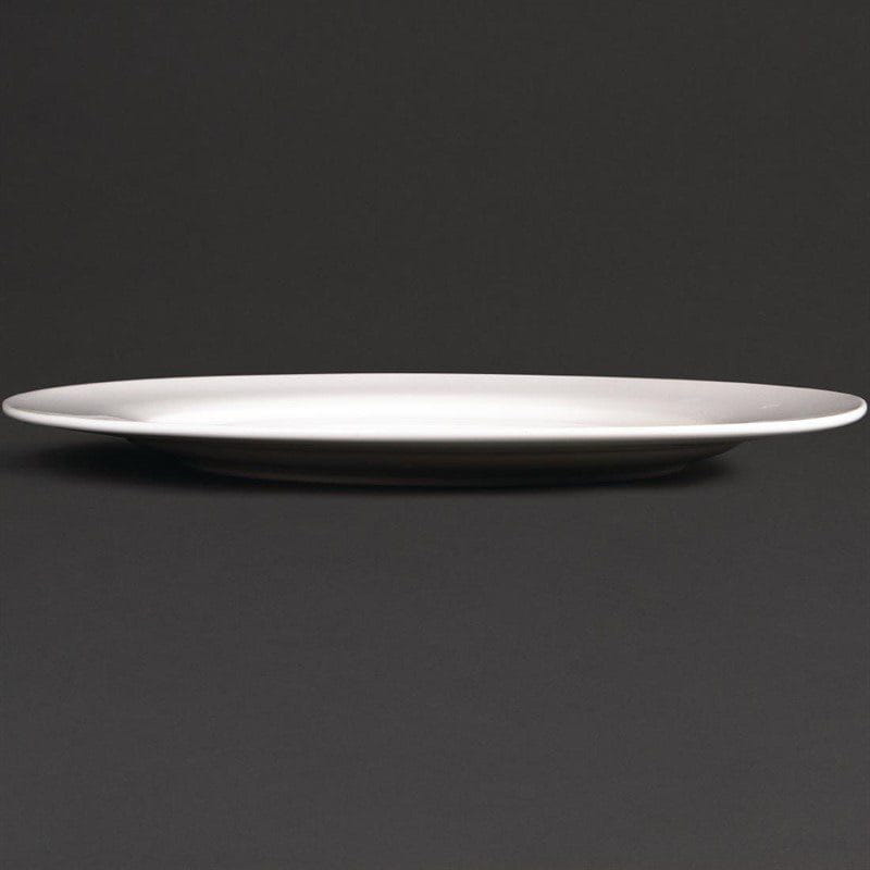 Lumina runde Teller mit breitem Rand 27cm
