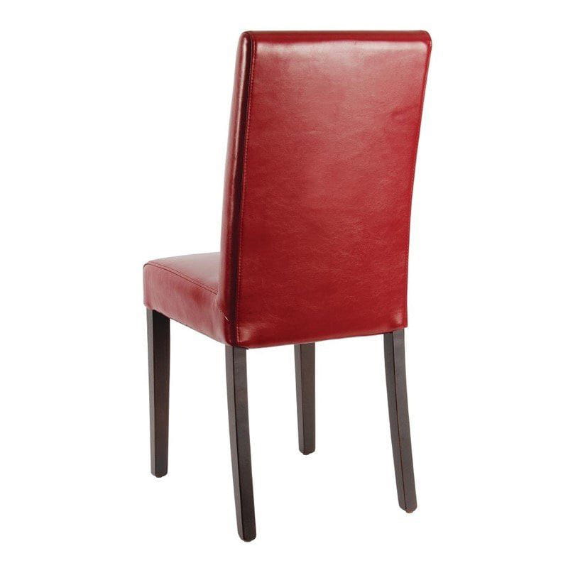 Bolero Esszimmerstühle Kunstleder rot