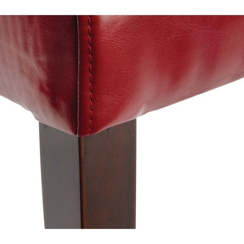 Bolero Esszimmerstühle Kunstleder rot