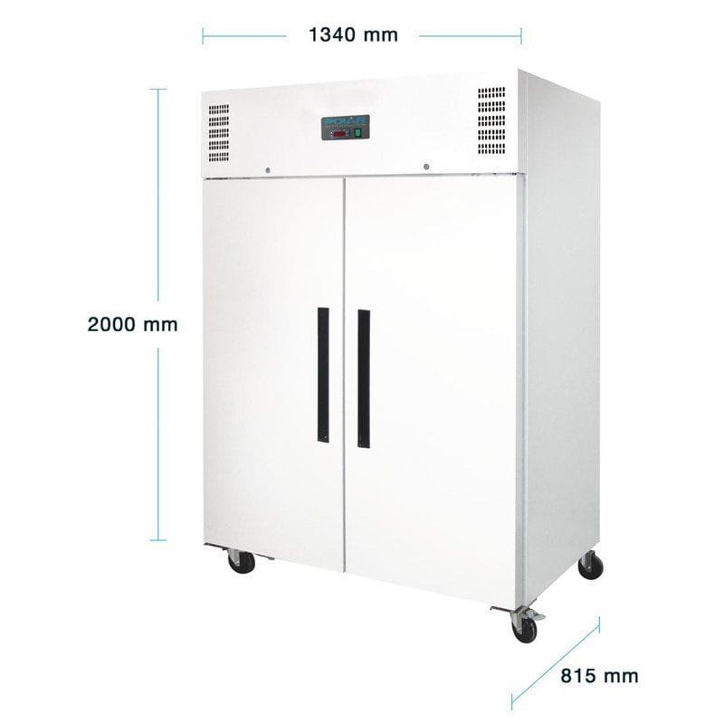 Polar Kühlschrank weiß 2-türig 1200L