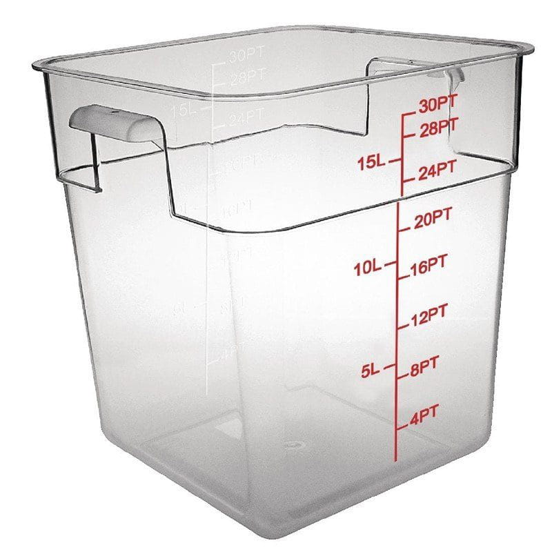 Vogue Vorratsbehälter quadratisch 15L