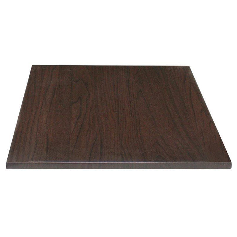 Bolero quadratische Tischplatte dunkelbraun 60cm