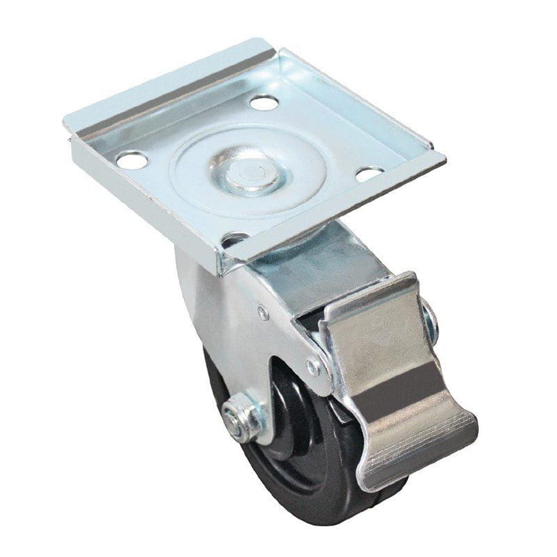 Polar gebremste Rolle