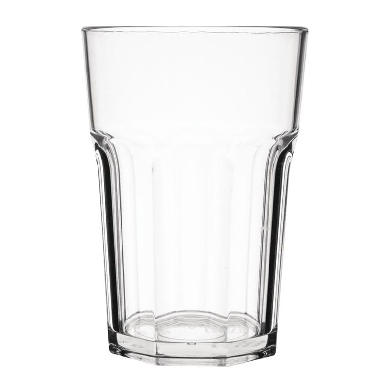 Olympia Kristallon Orleans Polycarbonat-Becher 390ml (12 Stück)