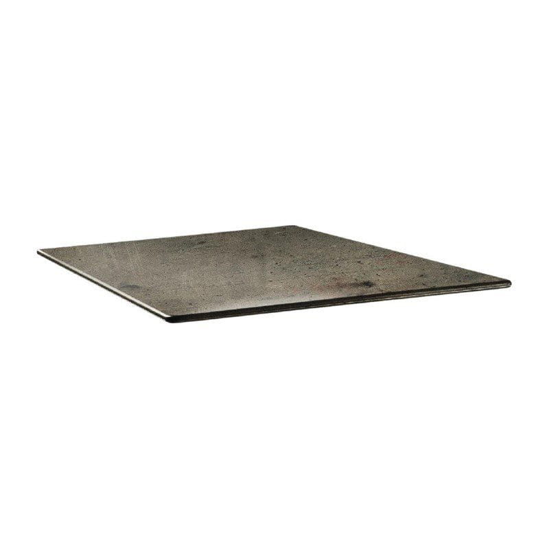 Topalit Smartline quadratische Tischplatte Beton 70cm