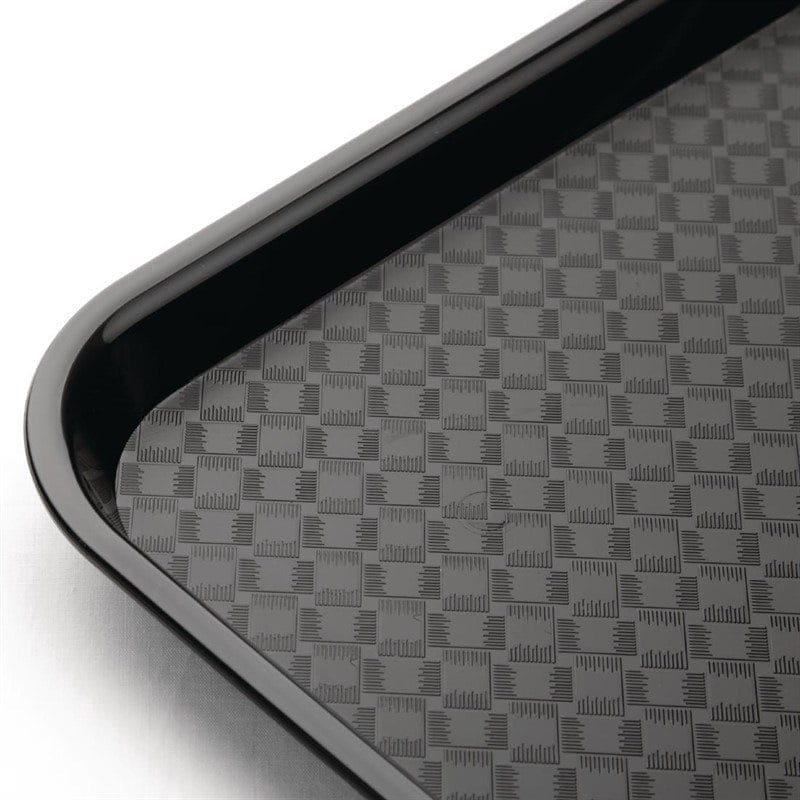 Kristallon Fast-Food-Tablett schwarz 34,5 x 26,5cm