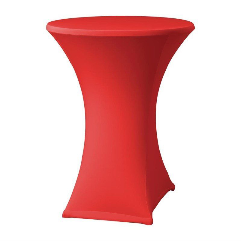 Tischhusse für Stehtische Samba D2 rot 85cm