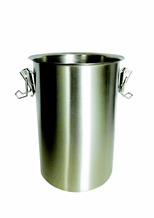 Kalando Edelstahlbehälter für Hebelspender 4,5 Liter