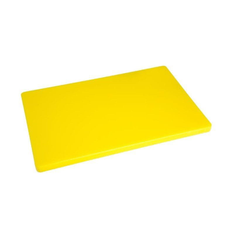 Hygiplas LDPE extra dickes Schneidebrett gelb 45x30x2cm