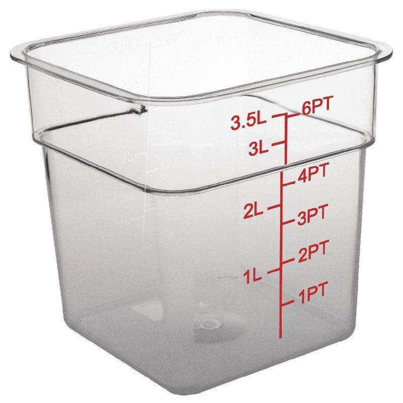 Vogue Vorratsbehälter quadratisch 3,5L