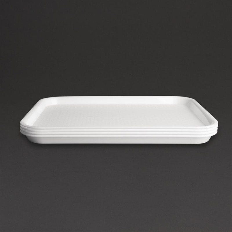 Kristallon Fast-Food-Tablett weiß 34,5 x 26,5cm