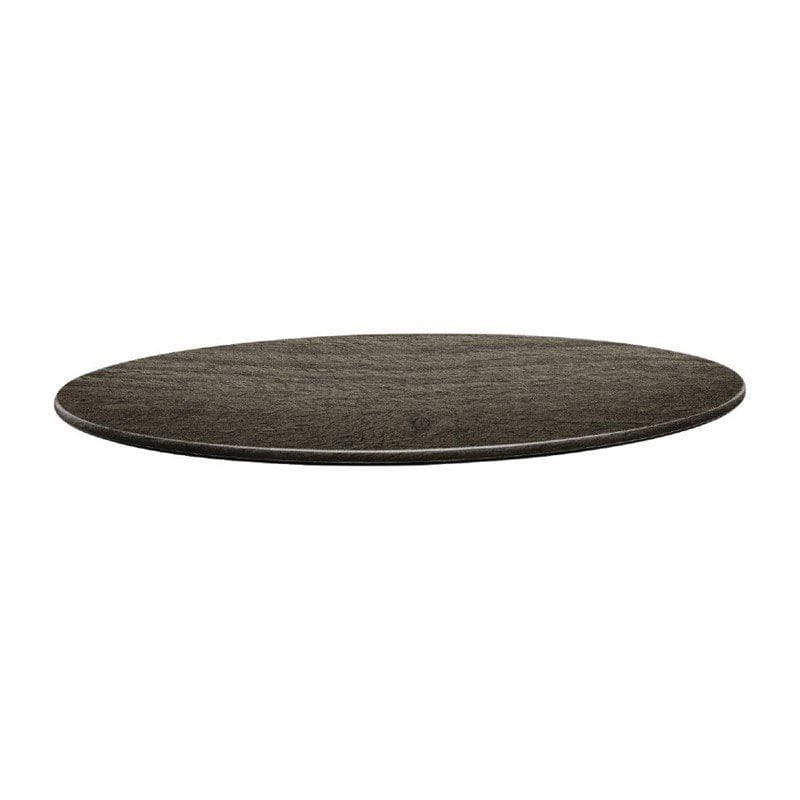 Topalit Smartline runde Tischplatte Holz 80cm