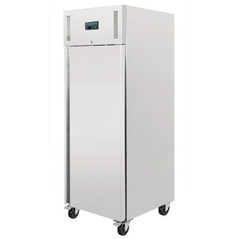 Polar Kühlschrank Edelstahl 650L