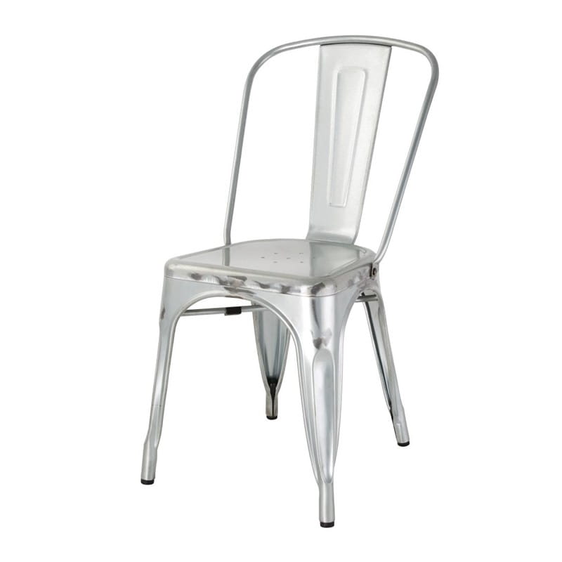 Bolero Bistro Stühle aus verzinktem Stahl 4 Stück