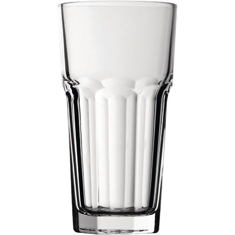 Utopia Casablanca halbgetafelte Longdrinkgläser CE-markiert 28,5cl