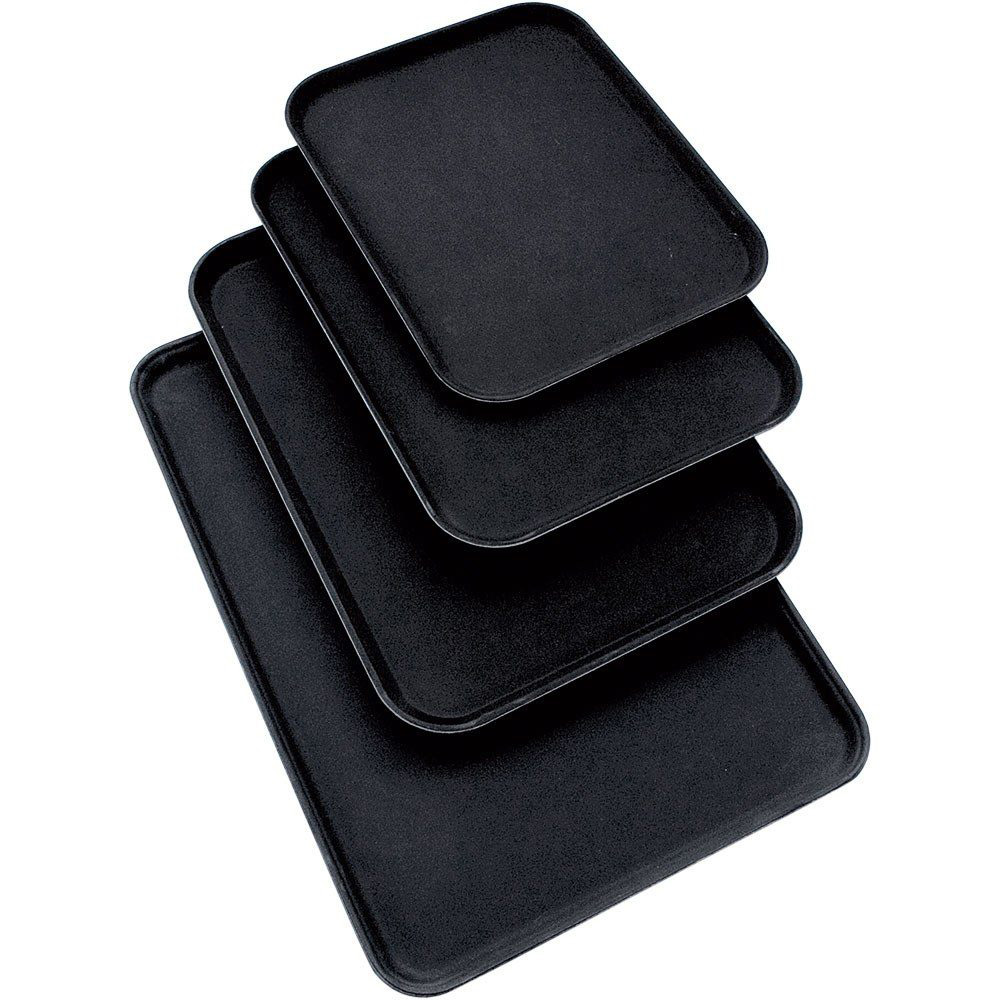 Stalgast Tablett, mit rutschhemmender Oberfläche, schwarz, 65 x 45 cm (BxT)