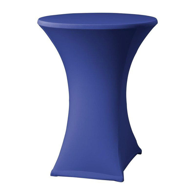 Tischhusse für Stehtische Samba D2 blau 85cm