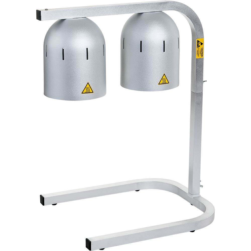 Stalgast Doppel-Buffetwärmelampe, 0,5 kW, Abmessung 360 x 480 x 605 mm (BxTxH)