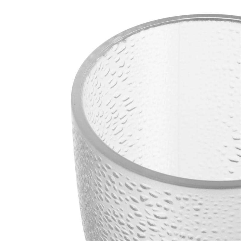 Olympia Kristallon Polycarbonat Becher Gekörnt Transparent 275ml (6 Stück)