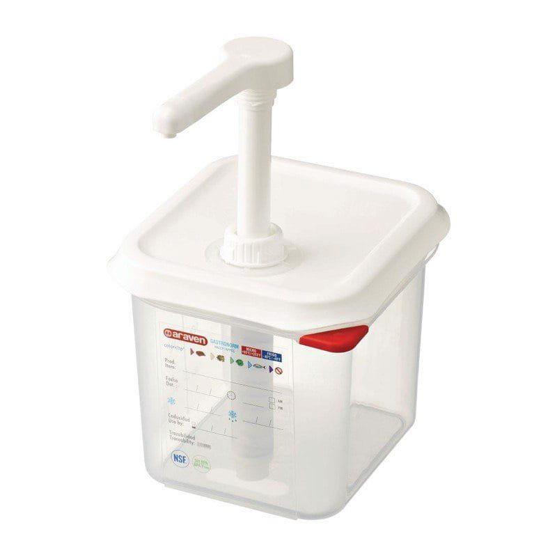 Araven Soßenspender GN 1/6 transparent 2,6L