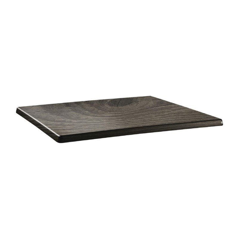 Topalit Classic Line rechteckige Tischplatte Holz 120 x 80cm