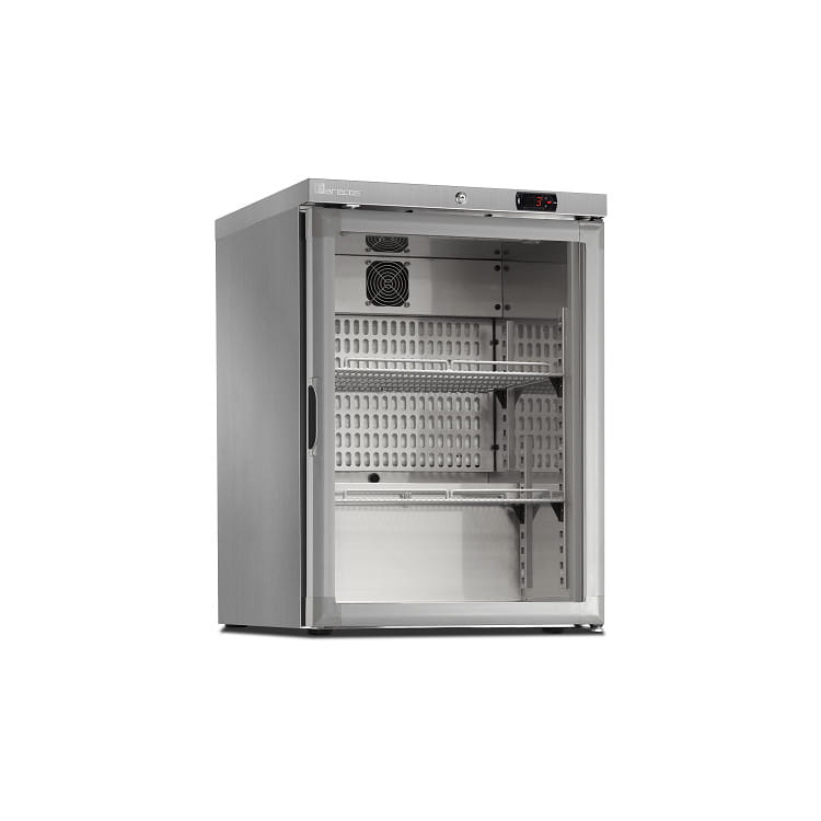 Marecos Kühlschränk mit Glastür aus Edelstahl 150 Serie