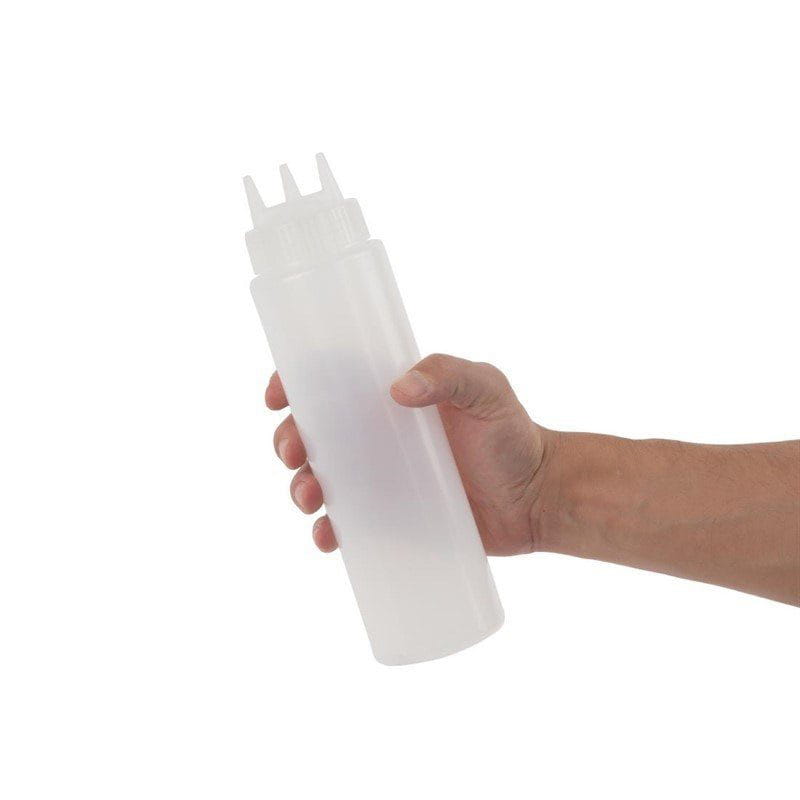 Vogue transparente Quetschflasche mit 3 Spritzdüsen 68cl